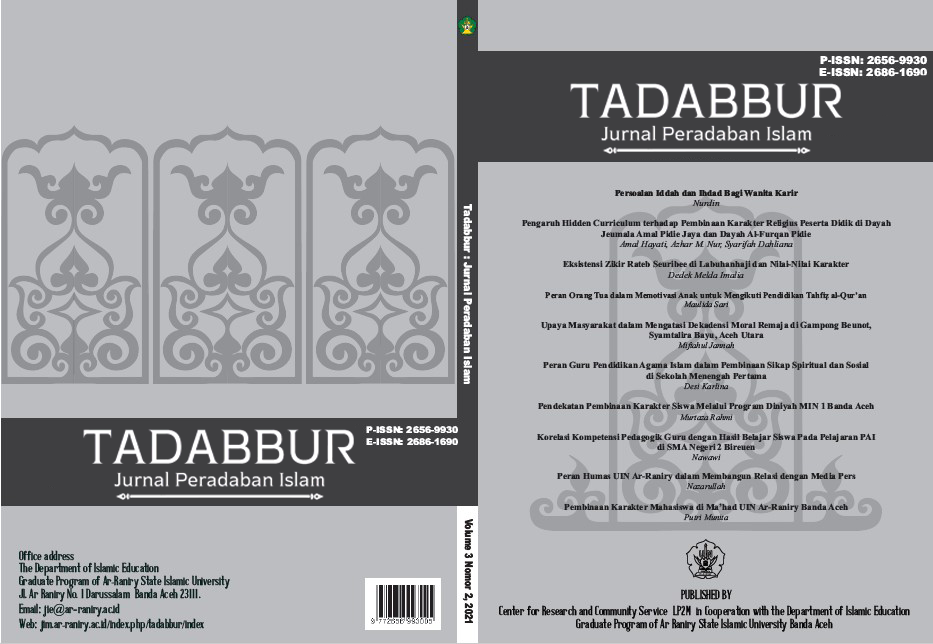 					View Vol. 8 No. 1 (2026): Tadabbur: Jurnal Peradaban Islam
				